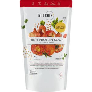 Notchie High protein soup linzen & tomaat