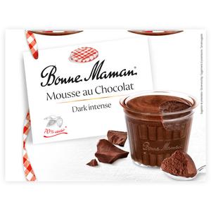 Bonne Maman Mousse au chocolat dark intense