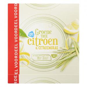 AH Groene thee citroen & citroengras