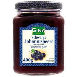 Gina Originale Fruit spread van de zwarte johannesbessen 400g