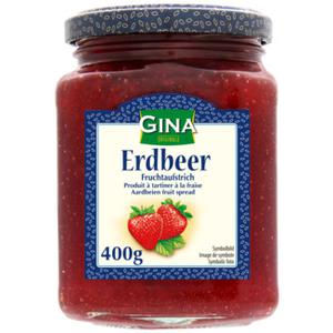 Gina Originale Fruit spread van de aardbei 400g