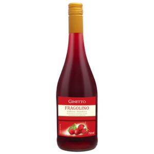 Ginetto Mixdrankje met wijn Fragolino aardbeien 10% vol. 0,75l