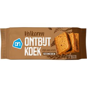 AH Volkoren ontbijtkoek gesneden