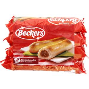 Beckers worstenbrood 8x80gr