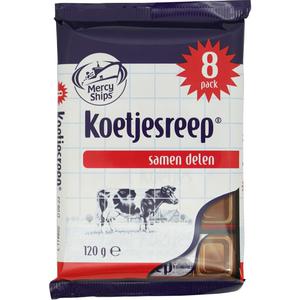 Koetjesreep Chocolade 8-pack