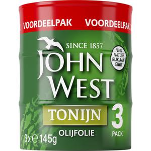 John West Tonijn in olijfolie 3-pack