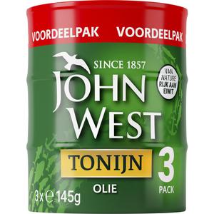 John West Tonijn in olie 3-pack