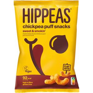 Hippeas Chickpea puff snacks sweet & smokin'