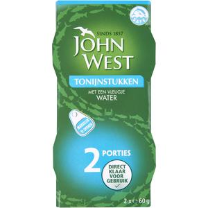 John West Tonijnstukken in water 2-pack