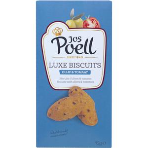 Jos Poell Luxe biscuits olijf & tomaat