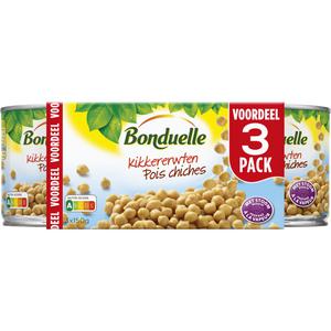 Bonduelle Kikkererwten 3-pack