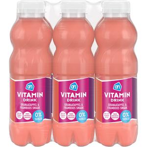 AH Vitamin drink framboos gran 0% 6-pack