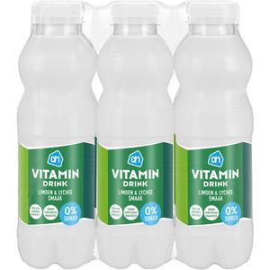 AH Vitamin drink limoen lycee 0% 6-pack