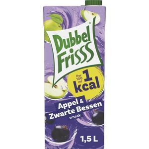 DubbelFrisss 1Kcal Appel & zwarte bessen