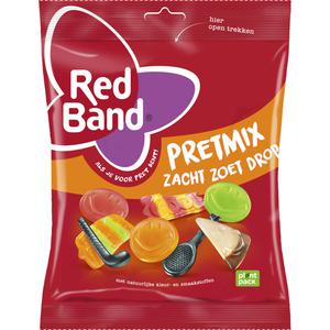 Red Band Pretmix zacht zoet drop