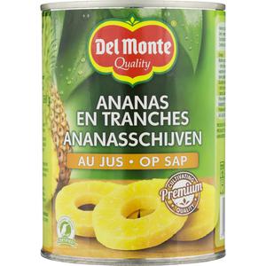 Del Monte Ananasschijven op sap 565gr