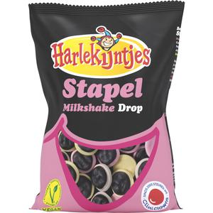 Harlekijntjes Stapeldrop milkshake vegan