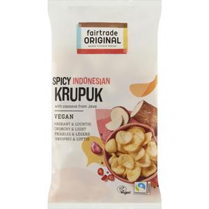 Fairtrade Original Spicy Indonesian krupuk vegan