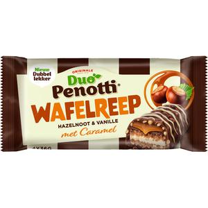 Duo Penotti Wafelreep hazelnoot & vanille caramel