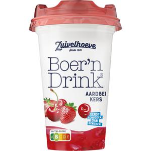 Zuivelhoeve Boer'n drink aardbei kers