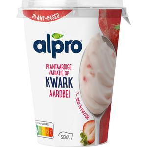 Alpro Plantaardige variatie op kwark aardbei