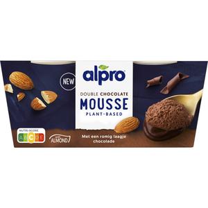 Alpro Double chocolate mousse plant-based