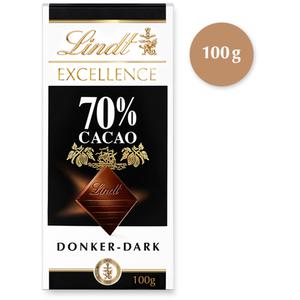 Lindt Excellence 70% pure chocolade