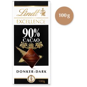 Lindt Excellence 90% pure chocolade