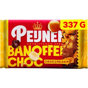 Peijnenburg Ontbijtkoek banoffee choc ongesneden