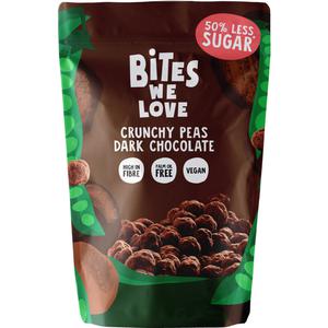 BitesWeLove Crunchy peas dark chocolate