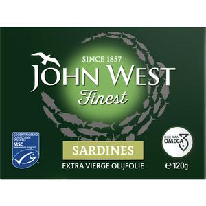 John West Sardines extra vierge olijfolie