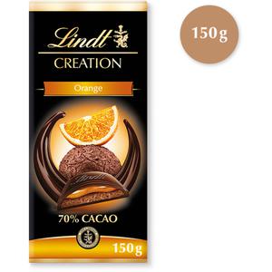 Lindt Creation sinaasappel pure chocolade