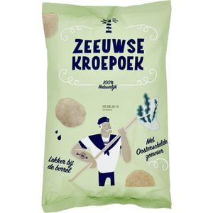 Zeeuwse kroepoek Met Oosterschelde zeewier