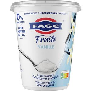 Fage Fruits yoghurt vanille