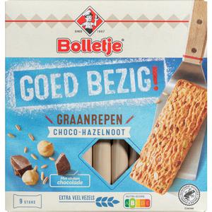 Bolletje Goed bezig graanrepen choco-hazelnoot