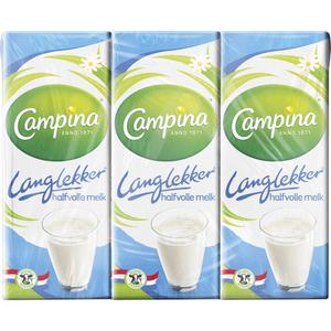 Campina Langlekker halfvolle melk 6-pack