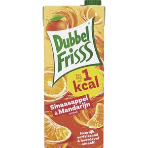 DubbelFrisss 1Kcal Sinaasappel & mandarijn