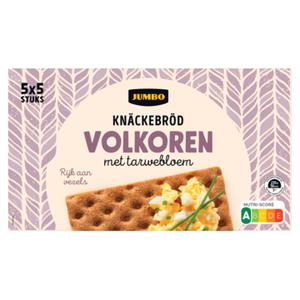 Jumbo Knäckebröd Volkoren 5 x 5 Stuks 375g