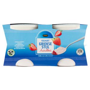 Jumbo Yoghurt Griekse Stijl Aardbei 4 x 150g