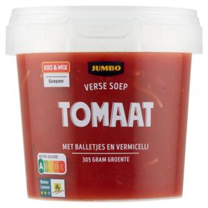 Jumbo Verse Soep Tomaat met Balletjes en Vermicelli 500g