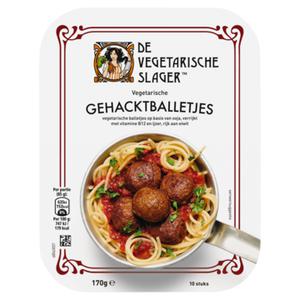 De Vegetarische Slager Mini Gehacktballetjes Vegetarisch 170g