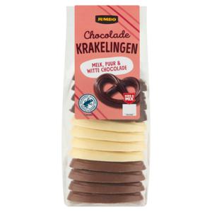 Jumbo Chocolade Krakelingen 150g