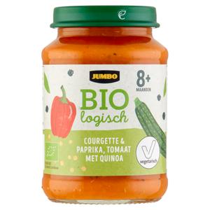 Jumbo Biologisch Courgette & Paprika, Tomaat met Quinoa 8+ Maanden 190g