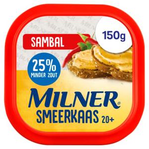 Milner 20+ Smeerkaas Sambal 150g