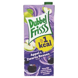 DubbelFrisss 1Kcal Appel Zwarte Bes 1, 5L