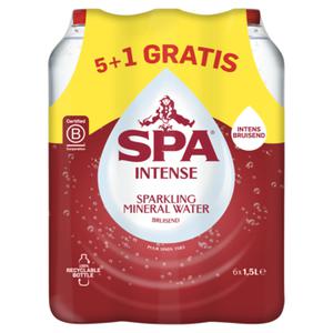 SPA INTENSE Bruisend Natuurlijk Mineraalwater 1,5L 5+1