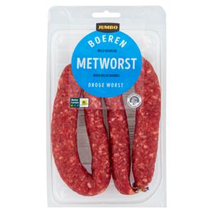 Jumbo Boeren Metworst Droge Worst 220g