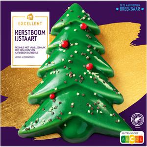 AH Excellent Kerstboom ijstaart