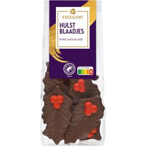 AH Excellent Hulstblaadjes pure chocolade