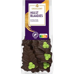 AH Excellent Hulstblaadjes extra pure chocolade